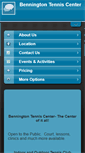 Mobile Screenshot of benningtontenniscenter.com